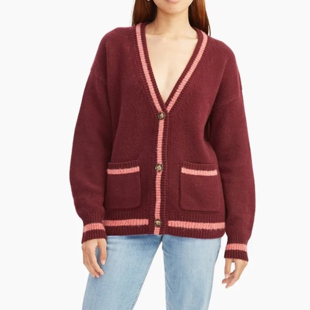Naadam varsity boyfriend cardigan